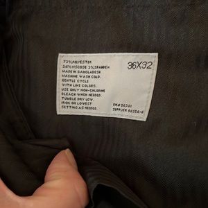 J Ferrar 36x32 black dress pants